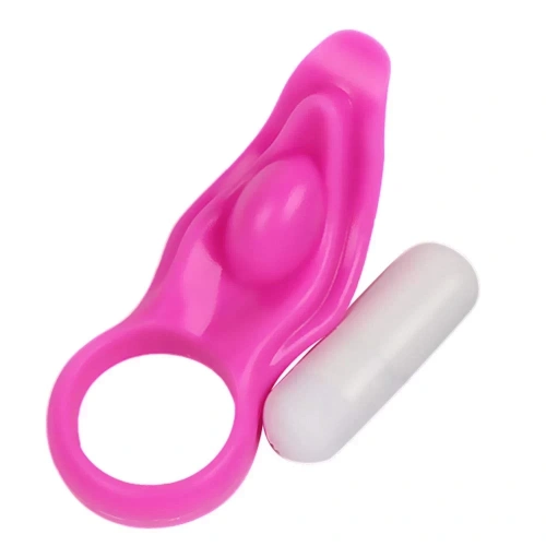 LoveToy Power Clit Cockring - виброкольцо, 7х3 см (розовый)